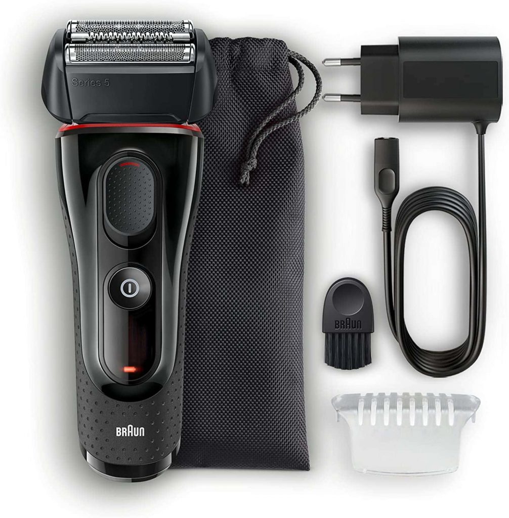 accesorios Braun 5030 Series 5 - Afeitadora Eléctrica Hombre, Afeitadora Barba, Recortador de Precisión Extraíble, Recargable e Inalámbrica